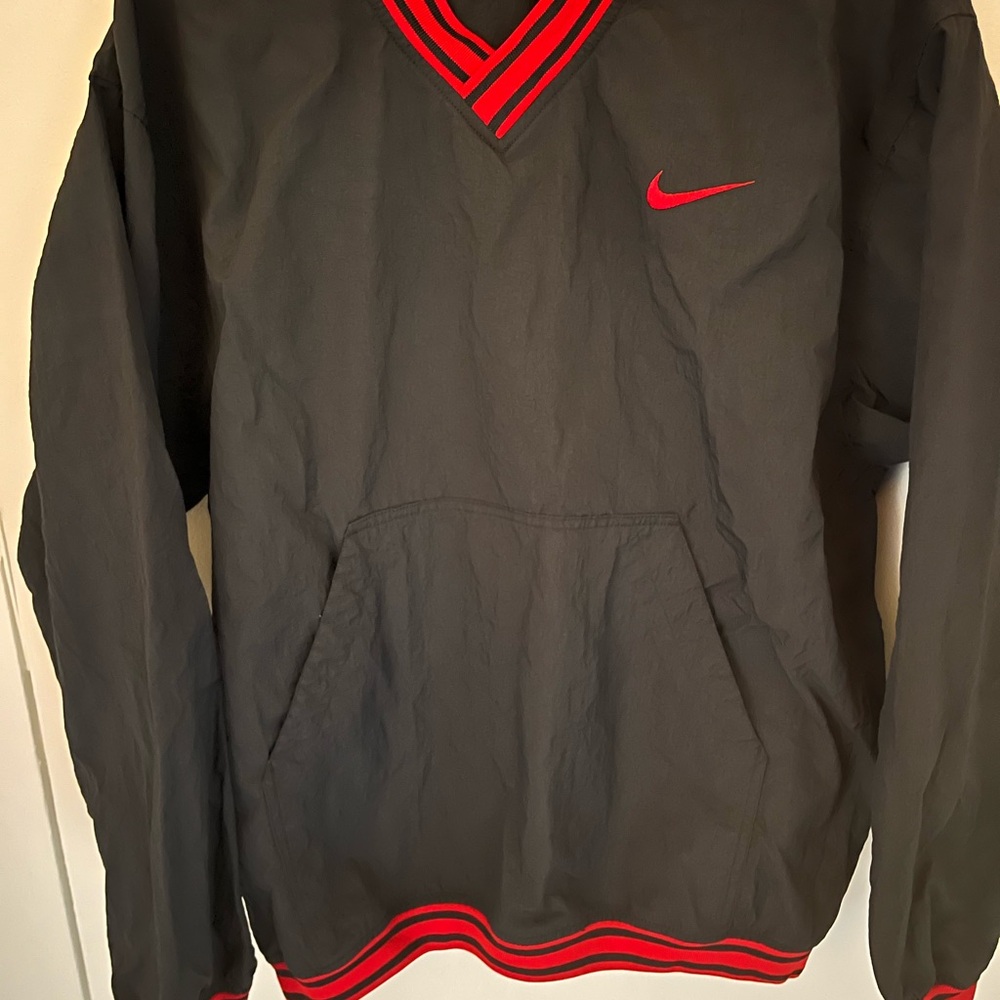 Vintage Nike Black Pullover Windbreaker